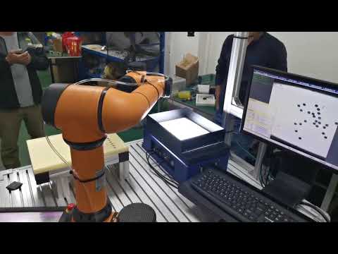 The combination of AUBO I5 robot and audio panel, easy and light 3C accessories