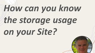 How to know the storage usage on your SharePoint Site