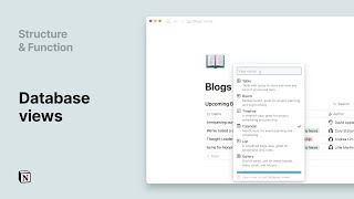  - Notion 101: Database views