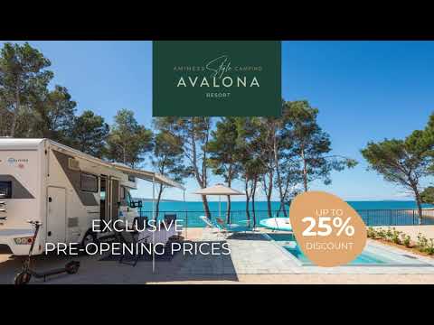 Aminess Avalona Camping Resort, Island Pag, Croatia - Five stra camping