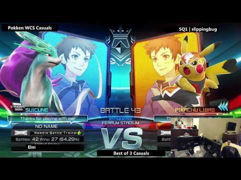 WCS 2017 Pokken Casuals - Elm (Suicune) vs. slippingbug (P. Libre)