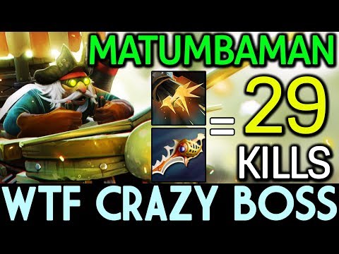 MATUMBAMAN Dota 2 [Gyropcopter] WTF! Crazy Boss 29 Kills