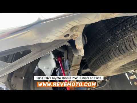 2014-2021 Toyota Tundra Rear Bumper End Cap or Extension Removal and Installation. Replace Quickly!
