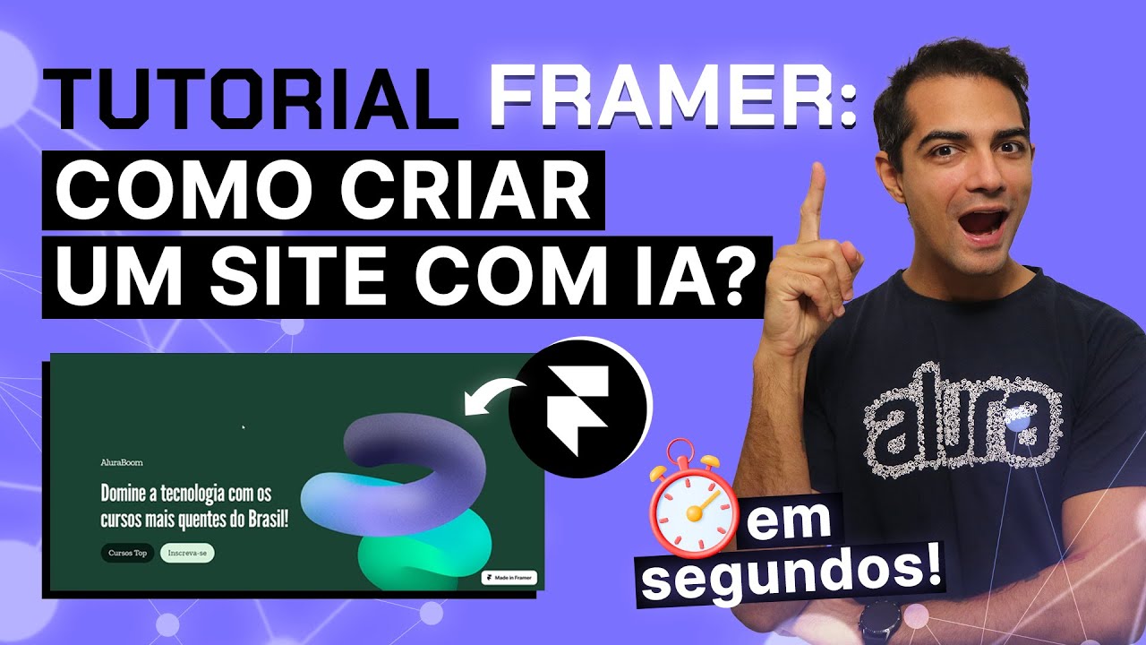 Tutorial FRAMER: Como CRIAR um SITE com IA?