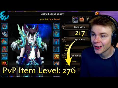 276 iLvL Feral Bleeds Are MELTING (Midnight PvP)