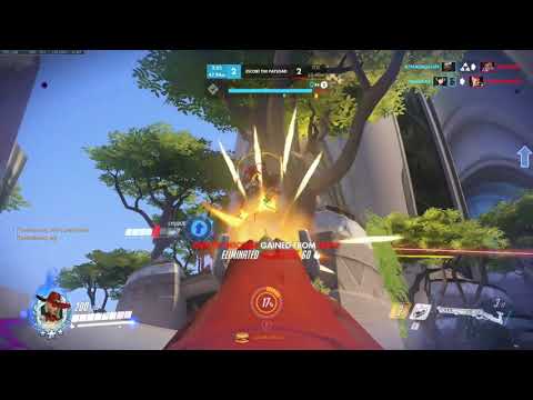 Overwatch Dafran Playing Ashe Like F.cking Human Aimbot -Sick Aim Skills-
