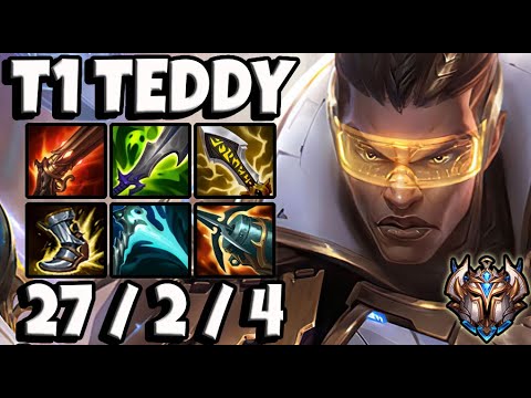 T1 Teddy Lucian vs Samira [ Pentakill ] Patch 11.18 Korea Challenger ✅