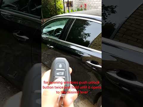 Peugeot 508 2011-2018 close and opening windows from outside with remote control