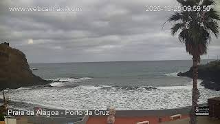 LIVE: Praia da Alagoa Porto da Cruz HD Webcam – Madeira Island live webcam