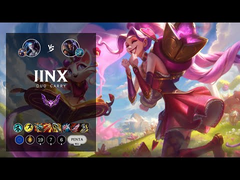 Jinx ADC vs Draven - EUW Master Patch 12.8