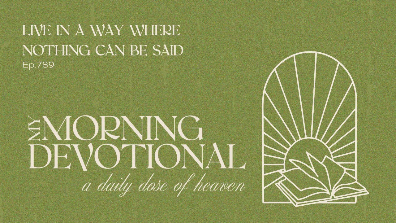 Live In a Way Where Nothing Can Be Said