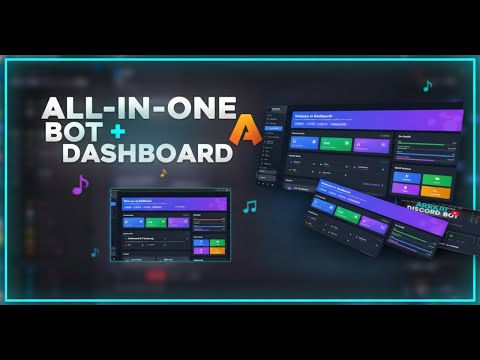 All In One Discord Bot With Modern Dashboard | Free Source Code & Easy Setup Guide