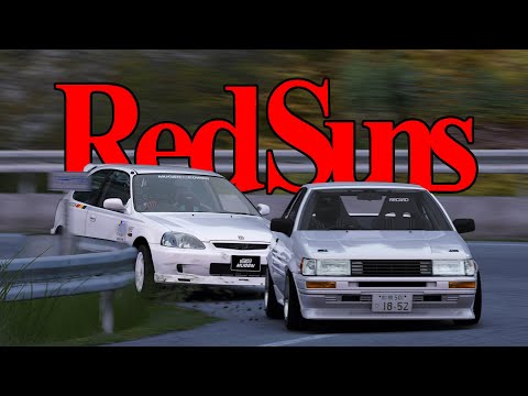 Sadamine's WHITE COMETS ! AE86 and EK9 - AN6EL