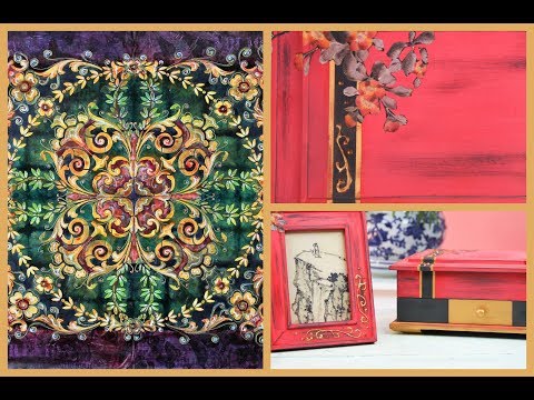 ManosalaObraTv Programa 83 - Pintura Decorativa - Chalk Paint - Mixed Media -