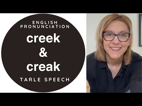 CREAK & CREEK の発音を学ぶ - アメリカ英語 🇺🇸 同音異義語の発音 #learnenglish (Learn to Pronounce CREAK & CREEK - American 🇺🇸English Homophone Pronunciation #learnenglish)