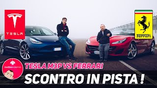 [分享] Tesla Model 3 vs Ferrari Portofino