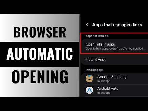How To Fix Link Direct Open On Browser