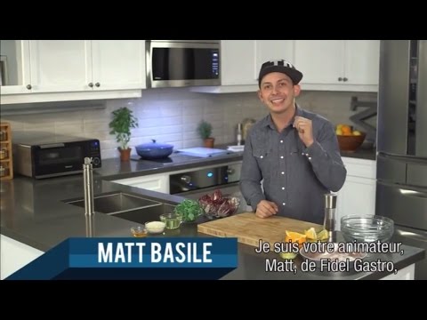 Panasonic CIO - Salade de vivaneau et de radicchio grillé