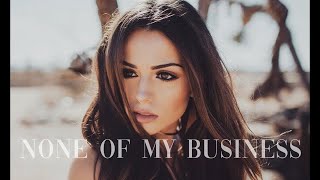 Cher Lloyd - None Of My Business | Lyrics Video | مترجمة