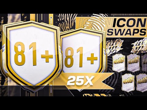 FIFA 22 ICON SWAPS - 81+ X25 PACK