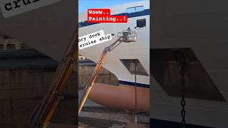 Seperti apa proses kapal pesiar raksasa masuk bengkel?! dry dock #cruiseship #cruise #travel