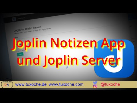 Joplin die Notizen App für alle Betriebssysteme,  Einbindung Nextcloud oder Anbindung Joplin Server