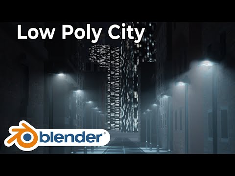 Low Poly City in Blender
