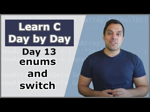Your Thirteenth Day in C (enums and switch statements) - Crash Course in C Programming