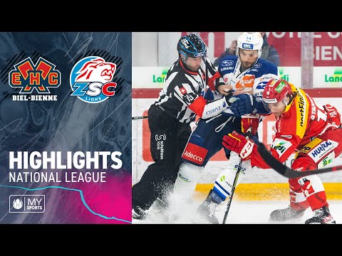 Biel vs. ZSC Lions 2:3 nP – Highlights National League