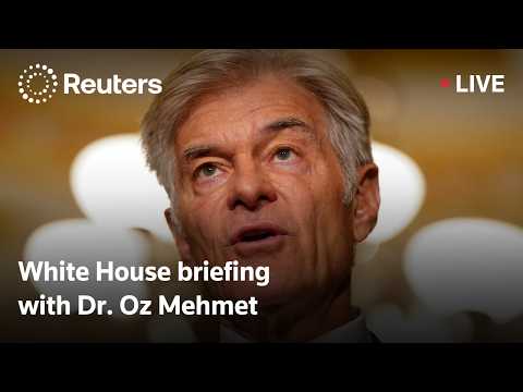 Video Thumbnail: LIVE: White House briefing with Dr. Oz Mehmet