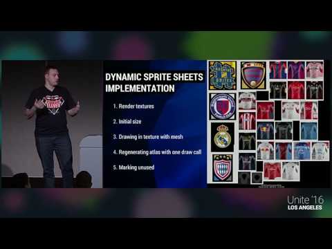 Unite 2016 - Building Sprite Sheets at Runtime (Top Eleven, Nordeus)