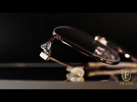 04/18K Gold & Diamond Ladies frame #optical #eyewear #gold #opticalstore frames