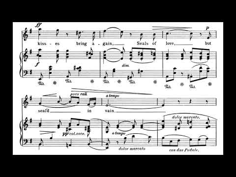 Take, O Take Those Lips Away (A. Beach) Score Animation