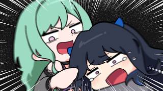 【手描き】ホラゲでビビりまくるべにのせ【えんぷてぃ/ぶいすぽ/切り抜き】
