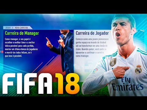 JOGUEI o MODO CARREIRA do FIFA 18 em 2025