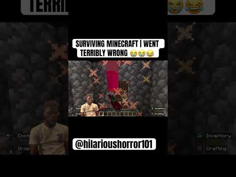 EPIC FAIL! My First Minecraft Survival - Hilarious Horror Unleashed!