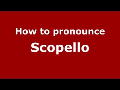 How to pronounce Scopello (Italian/Italy) - PronounceNames.com