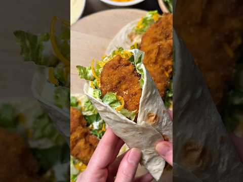 Making McDonald’s snack wraps at home