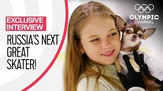 Figure Skating's Upcoming Star Alexandra Trusova aims at Olympic Glory | Exclusive Interview video
