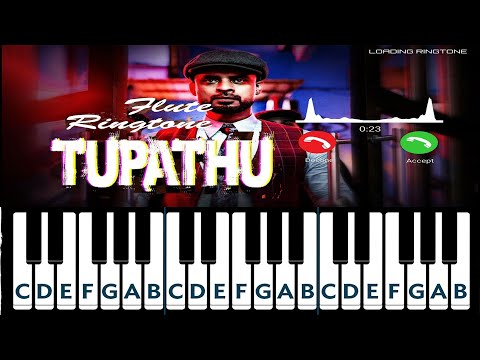 Tupathu Flute BGM Easy Piano Keyboard Tutorial || Thallumaala
