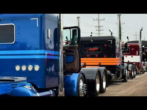 'In loving memory of Gordon Halcomb': One sharp 2007 Peterbilt 379 of three rigs so dedicated