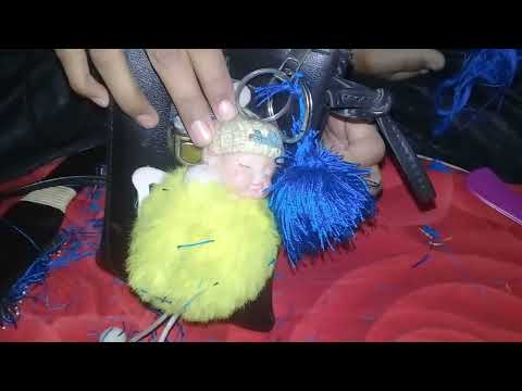 DIY PLUSH POM POM KEY CHAIN IDEA BEST KEYCHAIN EVER