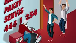 Jet hızında paket servis!