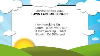 How To Sell Lawn Care Service Door-To-Door