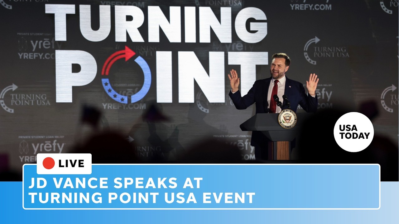 Live: JD Vance, Erika Kirk lead Turning Point USA tour event in Atlanta after failed Iran war talks