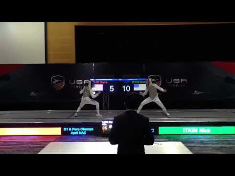 Two Insane Touches From Charlotte NAC Men’s Foil FINALs
