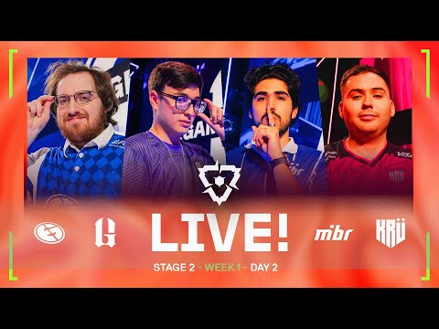 EG vs. 2G | MIBR vs. KRU - VCT Americas Stage 2 - W1D2