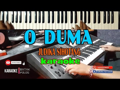Karaoke O DUMA|Judika|Sisolhot Trio|Cipt :Erik Sihotang|Live Keyboard|HD