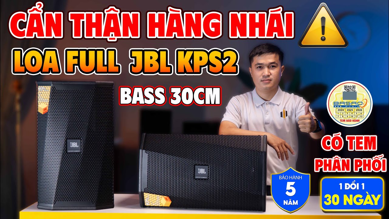 Video sản phẩm Loa Karaoke JBL KPS2 (full bass 30cm, 2 đường tiếng)