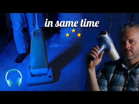 #1111, HAIR DRYER with A VACUUM CLEANER in same time for a better RELAXATION, ASMR